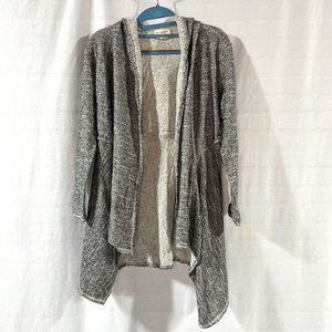 Women's Max Studio Weekend Long Sleeve Hooded Sweater Cardigan, Size Medium
